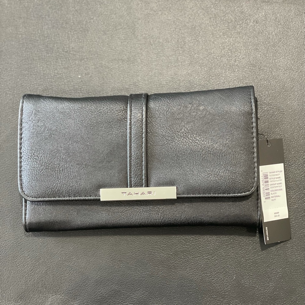 New-Tahari Trifold Clutch